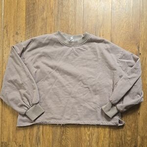 Wishlist Crop Sweater Taupe